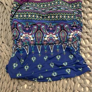 Tommy Bahama blue/purple Patterned Tank Top